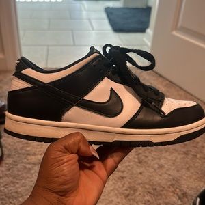 Nike Dunk Low black and white